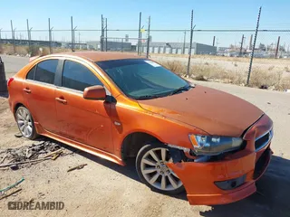 2010 Mitsubishi Lancer GTS with VIN JA32X8HWXAU004447, listed as a IAAI auction lot 41487689 with 1 mi miles. Bid and sale history available at carsss.com. Image 1.
