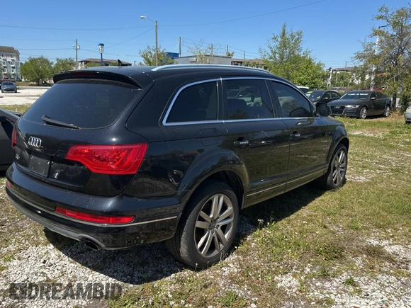 2012 Audi Q7 Premium Plus with VIN WA1LGAFEXCD007465, listed as a Copart auction lot 49318545 with 152,361 mi miles and Clean title. Bid and sale history available at DreamBid. Image 4.