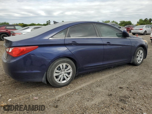 2013 Hyundai Sonata GLS with VIN 5NPEB4AC1DH593585, listed as a Copart auction lot 51829125 with 130,101 mi miles and Salvage Title. Bid and sale history available at carsss.com. Image 3.