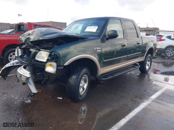 2001 Ford F-150 SuperCrew XLT with VIN 1FTRW08W41KA63428, listed as a IAAI auction lot 41565419 with 181,557 mi miles. Bid and sale history available at carsss.com. Image 17.