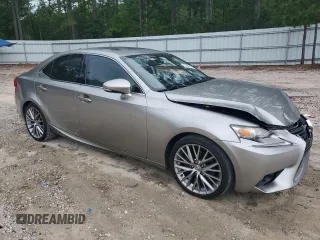 2014 Lexus IS 250 with VIN JTHBF1D25E5004997, listed as a Copart auction lot 57609535 with 100,597 mi miles and Salvage title. Bid and sale history available at DreamBid. Image 4.