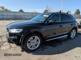 2018 Audi Q5 Premium Plus with VIN WA1BNAFY4J2024928, listed as a Copart auction lot 52381805 with 66,194 mi miles and Salvage Title. Bid and sale history available at carsss.com. Image 1.