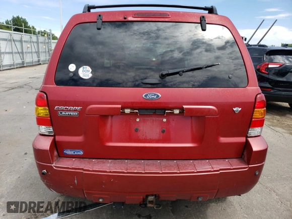 2006 Ford Escape Limited with VIN 1FMCU94166KA97660, listed as a Copart auction lot 67369614 with 84,557 mi miles and Salvage Title. Bid and sale history available at carsss.com. Image 6.