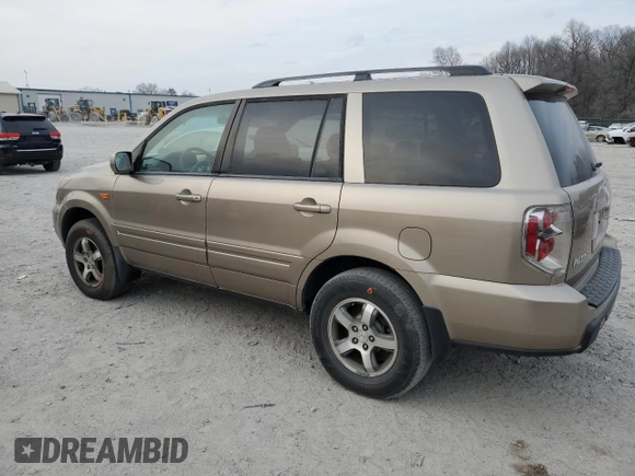 2007 Honda Pilot EX with VIN 5FNYF18487B004128, listed as a Copart auction lot 47588965 with 217,669 mi miles and Clean Title. Bid and sale history available at carsss.com. Image 2.