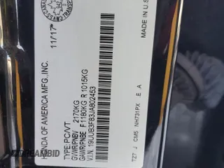 2018 Acura TLX w/Advance Pkg with VIN 19UUB3F83JA802453, listed as a Copart auction lot 82963924 with 146,404 mi miles and Salvage Title. Bid and sale history available at carsss.com. Image 12.