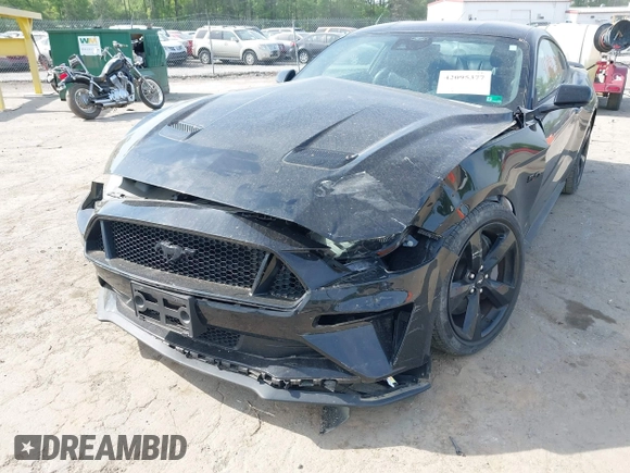 2022 Ford Mustang GT with VIN 1FA6P8CF5N5108599, listed as a IAAI auction lot 42095377 with 20,154 mi miles. Bid and sale history available at carsss.com. Image 6.