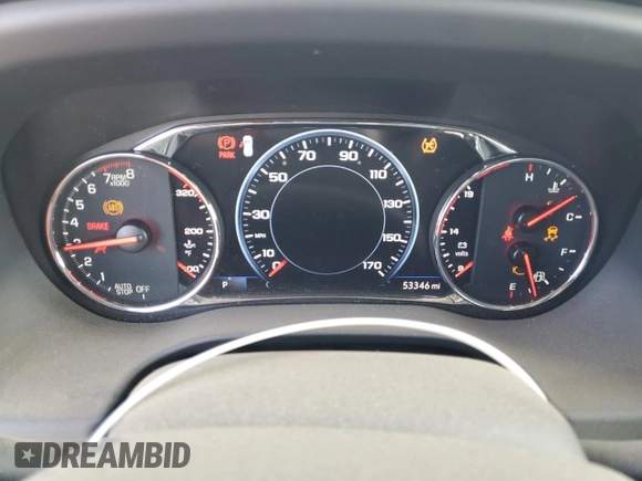 2023 GMC Acadia SLT with VIN 1GKKNULS9PZ253455, listed as a Copart auction lot 49116085 with 53,346 mi miles and Salvage title. Bid and sale history available at DreamBid. Image 9.