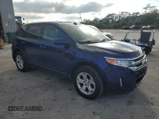 2014 Ford Edge SEL with VIN 2FMDK3JC5EBA91581, listed as a Copart auction lot 46367775 with 155,734 mi miles and Salvage Title. Bid and sale history available at carsss.com. Image 4.