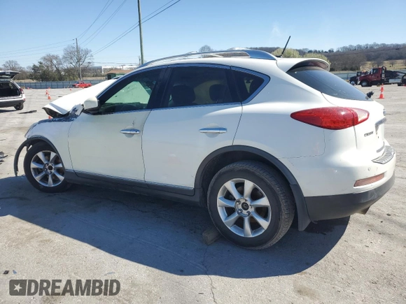 2010 Infiniti EX Journey with VIN JN1AJ0HPXAM703492, listed as a Copart auction lot 49443065 with Not provided miles and Salvage title. Bid and sale history available at DreamBid. Image 2.