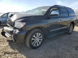 2015 Toyota Sequoia Limited with VIN 5TDJW5G15FS121076, listed as a Copart auction lot 85376714 with 112,433 mi miles and Salvage Title. Bid and sale history available at carsss.com. Image 1.