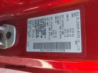 2015 Nissan NV200 S with VIN 3N6CM0KN2FK717038, listed as a IAAI auction lot 42108926 with 160,577 mi miles and . Bid and sale history available at DreamBid. Image 8.
