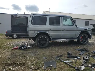 2018 Mercedes-Benz G-Class AMG G 63 with VIN WDCYC7DHXJX288809, listed as a Copart auction lot 45924154 with 0 mi miles and Salvage Title. Bid and sale history available at carsss.com. Image 3.