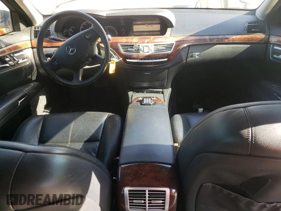 2007 Mercedes-Benz S 550 with VIN WDDNG71X07A053622, listed as a Copart auction lot 53254235 with 147,010 mi miles and Salvage Title. Bid and sale history available at DreamBid. Image 8.