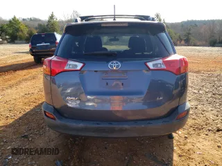 2014 Toyota RAV4 LE with VIN JTMZFREV5ED032229, listed as a Copart auction lot 44257075 with 126,301 mi miles and Salvage title. Bid and sale history available at DreamBid. Image 6.