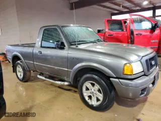 2005 Ford Ranger XL with VIN 1FTYR10U45PA48097, listed as a Copart auction lot 45024735 with 136,421 mi miles and Salvage Title. Bid and sale history available at carsss.com. Image 4.