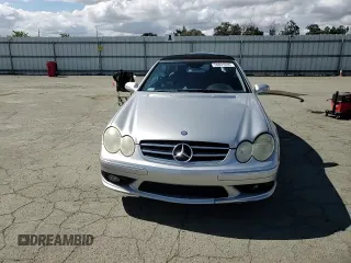 2005 Mercedes-Benz CLK 500 with VIN WDBTK75J85F153391, listed as a Copart auction lot 56691935 with 79,993 mi miles and Salvage title. Bid and sale history available at DreamBid. Image 13.