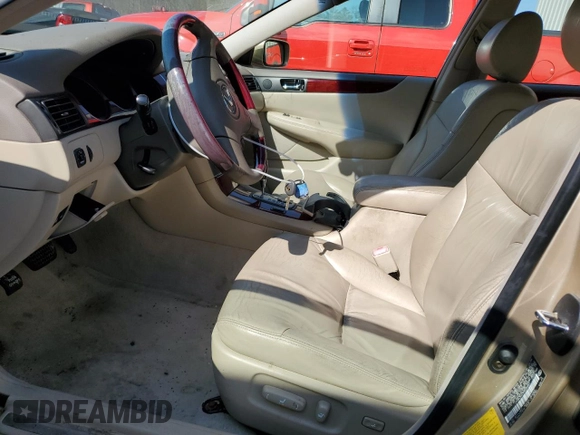 2004 Lexus ES 350 with VIN JTHBA30G345038687, listed as a Copart auction lot 51935605 with 325,190 mi miles and Non Repairable. Bid and sale history available at DreamBid. Image 7.