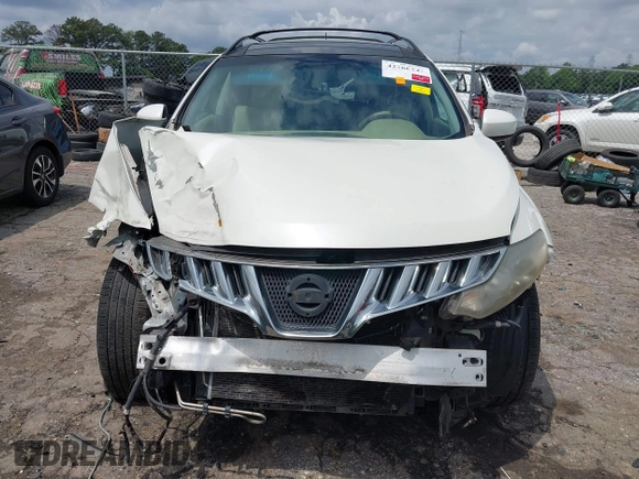 2010 Nissan Murano SL z VIN JN8AZ1MW0AW130023, wystawiony jako IAAI lot #42266242 z przebiegiem 185 074 mil mil oraz . Historia ofert i sprzedaży dostępna na DreamBid. Obrazek 6.