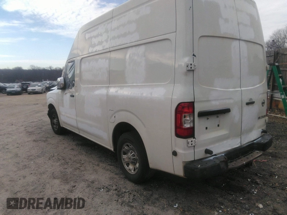 2017 Nissan NV SV with VIN 1N6AF0LYXHN807805, listed as a IAAI auction lot 41185373 with 247,741 mi miles. Bid and sale history available at carsss.com. Image 3.