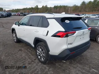 2024 Toyota RAV4 XLE Premium with VIN 2T3A1RFV2RW435605, listed as a IAAI auction lot 41817941 with 10,001 mi miles. Bid and sale history available at carsss.com. Image 3.