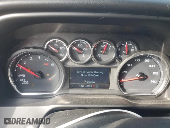 2021 Chevrolet Silverado 1500 RST with VIN 1GCUYEED7MZ121094, listed as a Copart auction lot 80499534 with 45,058 mi miles and Salvage Title. Bid and sale history available at carsss.com. Image 9.