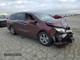 2019 Honda Odyssey EX z VIN 5FNRL6H59KB011620, wystawiony jako Copart lot #56070275 z przebiegiem 78 788 mil mil oraz Szkoda całkowita • Salvage title. Historia ofert i sprzedaży dostępna na DreamBid. Obrazek 4.