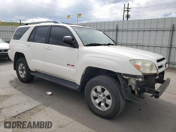 2004 Toyota 4Runner SR5 with VIN JTEBU14R340025309, listed as a Copart auction lot 53566625 with 210,629 mi miles and Clean title. Bid and sale history available at DreamBid. Image 4.