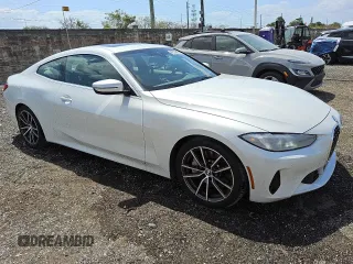 2025 BMW 4 Series 430i with VIN WBA43DA01SCT01356, listed as a Copart auction lot 53862335 with 17,451 mi miles and Clean title. Bid and sale history available at DreamBid. Image 4.