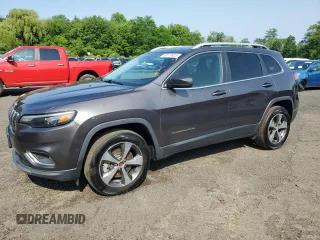 2019 Jeep Cherokee Limited z VIN 1C4PJMDX1KD103899, wystawiony jako Copart lot #60519925 z przebiegiem 88 796 mil mil oraz Czysty tytuł • Clean title. Historia ofert i sprzedaży dostępna na DreamBid. Obrazek 1.