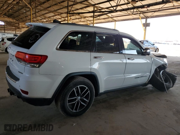 2017 Jeep Grand Cherokee Limited with VIN 1C4RJEBG5HC793379, listed as a Copart auction lot 59575685 with 207,307 mi miles and Salvage title. Bid and sale history available at DreamBid. Image 3.
