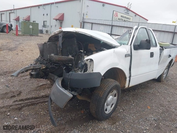 2008 Ford F-150 XL with VIN 1FTRF12W68KE70627, listed as a IAAI auction lot 41448219 with 1 mi miles. Bid and sale history available at carsss.com. Image 12.