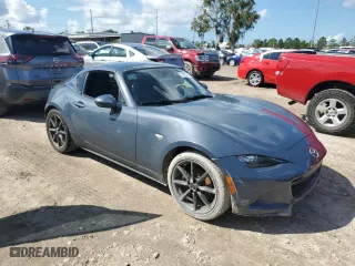 2020 Mazda MX-5 Miata RF Grand Touring with VIN JM1NDAM71L0411855, listed as a Copart auction lot 73795754 with 0 mi miles and Non Repairable. Bid and sale history available at carsss.com. Image 4.