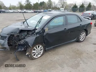 2009 Toyota Corolla with VIN 2T1BU40E89C157455, listed as a IAAI auction lot 41952016 with 211,792 mi miles. Bid and sale history available at carsss.com. Image 17.