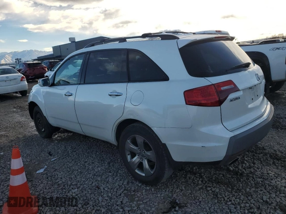 2009 Acura MDX Sport/Entertainment Pkg with VIN 2HNYD28849H501652, listed as a Copart auction lot 86827234 with 167,879 mi miles and Salvage Title. Bid and sale history available at carsss.com. Image 2.