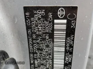 2018 Toyota Prius Two with VIN JTDKARFU6J3058523, listed as a Copart auction lot 51762185 with 111,745 mi miles and Salvage Title. Bid and sale history available at DreamBid. Image 12.