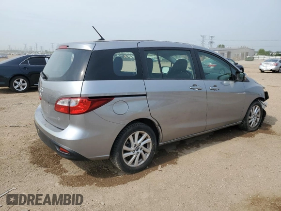 2015 Mazda 5 Sport with VIN JM1CW2BL4F0181336, listed as a Copart auction lot 60156025 with 72,079 mi miles and Salvage title. Bid and sale history available at DreamBid. Image 3.