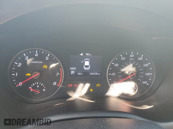 2019 Kia Stinger with VIN KNAE15LA5K6051365, listed as a Copart auction lot 74068034 with 106,590 mi miles and Salvage Title. Bid and sale history available at carsss.com. Image 9.