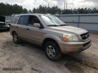 2003 Honda Pilot EX with VIN 2HKYF185X3H579951, listed as a Copart auction lot 49812365 with 197,341 mi miles and Salvage Title. Bid and sale history available at carsss.com. Image 4.
