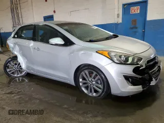 2016 Hyundai Elantra GT with VIN KMHD35LH2GU309734, listed as a Copart auction lot 50340645 with 0 mi miles and Salvage Title. Bid and sale history available at carsss.com. Image 4.
