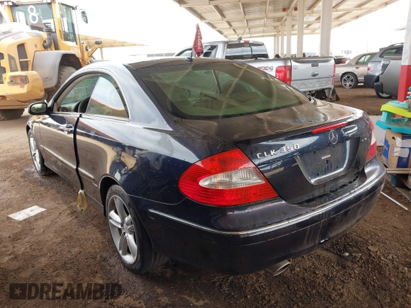 2008 Mercedes-Benz CLK 350 with VIN WDBTJ56H18F247202, listed as a IAAI auction lot 41709918 with 110,955 mi miles and . Bid and sale history available at carsss.com. Image 3.