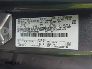 2013 Ford Escape SE with VIN 1FMCU9G95DUC01185, listed as a IAAI auction lot 42602840 with 140,697 mi miles and . Bid and sale history available at DreamBid. Image 9.