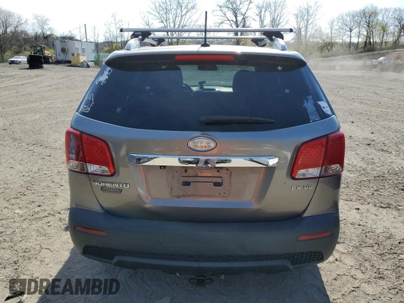 2011 Kia Sorento EX with VIN 5XYKUDA22BG044423, listed as a Copart auction lot 54135475 with 163,699 mi miles and Clean Title. Bid and sale history available at carsss.com. Image 6.