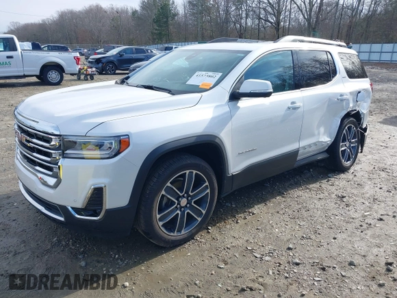 2020 GMC Acadia SLT with VIN 1GKKNMLSXLZ139314, listed as a IAAI auction lot 41573802 with 39,343 mi miles and . Bid and sale history available at DreamBid. Image 18.
