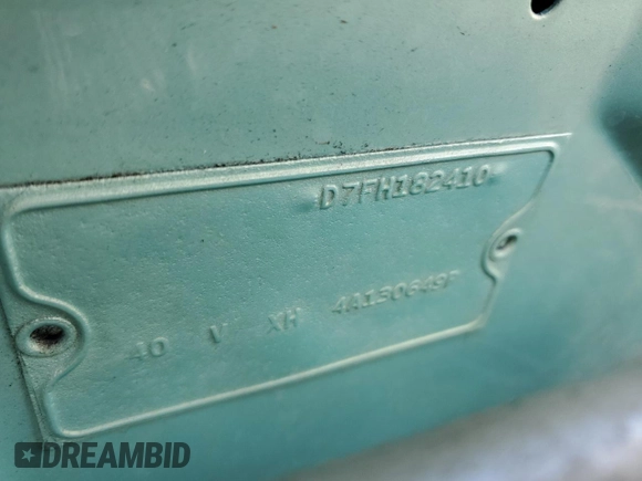 1957 Ford Thunderbird with VIN D7FH182410, listed as a Copart auction lot 77671374 with 319 mi miles and Salvage Title. Bid and sale history available at DreamBid. Image 13.