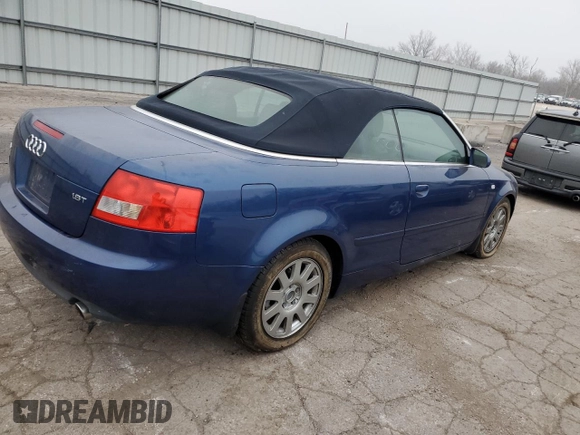 2003 Audi A4 1.8T with VIN WAUAC48H73K031443, listed as a Copart auction lot 45144254 with 172,398 mi miles and Clean Title. Bid and sale history available at carsss.com. Image 3.