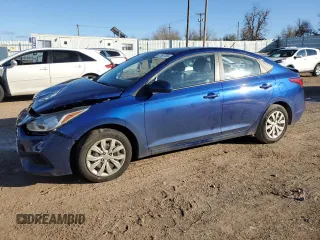 2020 Hyundai Accent SE with VIN 3KPC24A63LE121523, listed as a Copart auction lot 37807554 with 80,317 mi miles. Bid and sale history available at carsss.com. Image 1.
