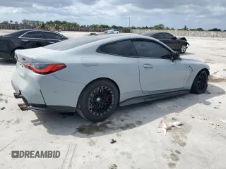 2024 BMW M4 Competition with VIN WBS33AZ07RCN93857, listed as a Copart auction lot 48592245 with 42,114 mi miles and Non Repairable. Bid and sale history available at carsss.com. Image 3.