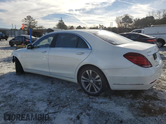 2016 Mercedes-Benz S 550 with VIN WDDUG8CB9GA232213, listed as a Copart auction lot 45529115 with 133,731 mi miles and Salvage Title. Bid and sale history available at carsss.com. Image 2.