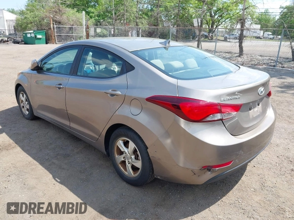 2014 Hyundai Elantra SE z VIN 5NPDH4AE6EH540538, wystawiony jako IAAI lot #42234915 z przebiegiem 94 297 mil mil oraz . Historia ofert i sprzedaży dostępna na DreamBid. Obrazek 3.