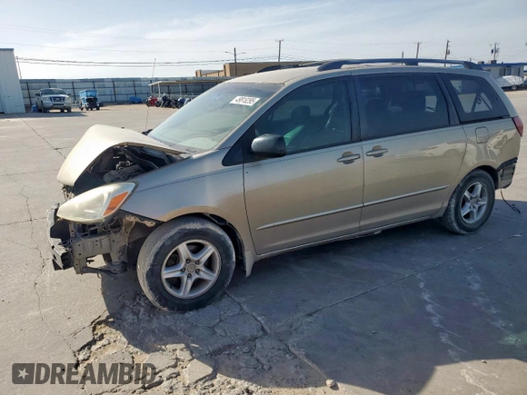2005 Toyota Sienna CE with VIN 5TDZA23C55S382083, listed as a Copart auction lot 49818295 with 322,315 mi miles and Salvage Title. Bid and sale history available at carsss.com. Image 1.